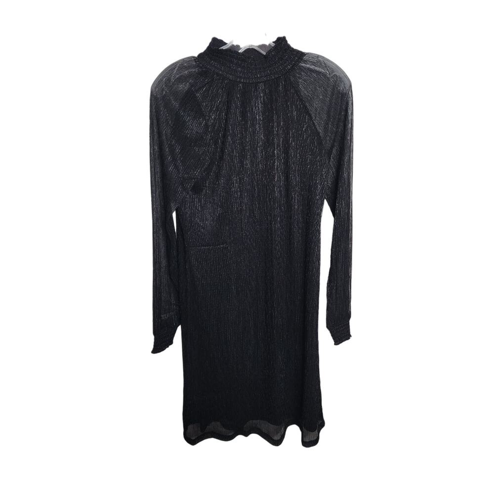 Nina Leonard Black High-Neck Dress, NWT, Small